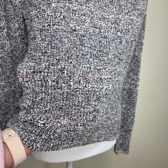 Rag & Bone Black White Sweater Open Knit Boxy Relaxed Women's Size Medium Casual - Picture 16 of 16